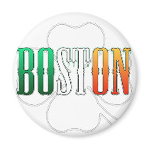 Irish Boston Refrigerator Magnet