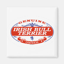 Irish Bull Terrier Fridge Magnets