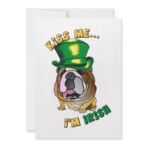 Irish Bulldog Invitation