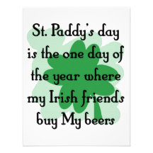 Irish buy my beer personalized announcements