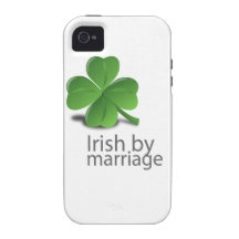 Irish by marriage design iPhone 4 case