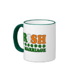 Irish by Marriage Flag mugs