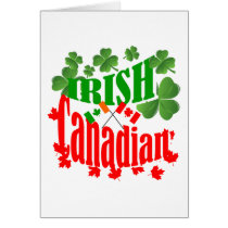 Irish Canadian Greeting Card