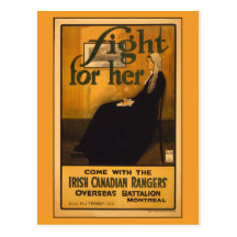 Irish Canadian Rangers, after Whistler's Mother Post Cards