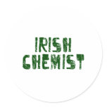 Irish Chemist Round Stickers