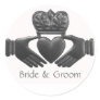 Irish Claddagh Love Symbol Stickers