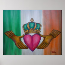 Irish Claddagh Posters