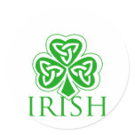 Irish Clover design Sticker