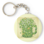 Irish clover mug greens cartoon plantes fun drinks key chains