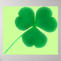 Irish Clover Poster