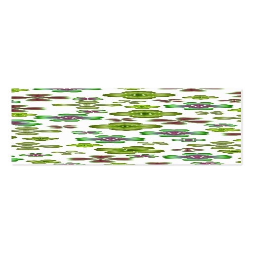 Irish Clover Shamrocks Bookmark Business Card