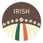 Irish Clover with Flag Sticker