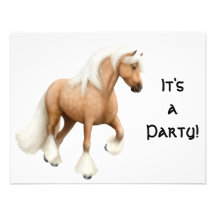 Irish Cob Party Invitation