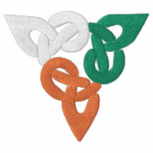 Irish Colours 2 Celtic Knotwork Design Pattern Embroidered Shirts