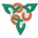 Irish Colours Celtic Irish Symbol Pattern embroidered shirts