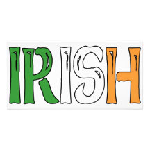 Irish Colours Customized Photo Card