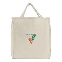 Irish Colours Variation Celtic Knotwork Design Embroidered Bags