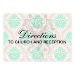 irish damask business card template