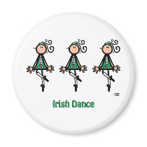 Irish Dance Fridge Magnet