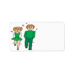 Irish Dance Personalized Address Label
