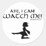 Irish Dancer "Aye I Can!" Sticker
