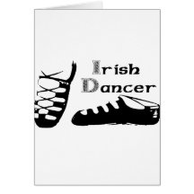 Irish Dancer Ghillies Greeting Card