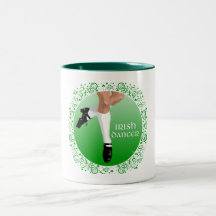 Irish Dancer Hard Shoe Mugs