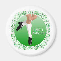 Irish Dancer Hard Shoe Refrigerator Magnets