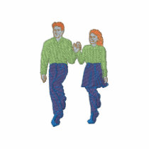 Irish Dancers Embroidered Polo Shirt