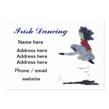 Irish Dancing Business Cards