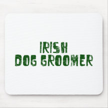 Irish Dog Groomer Mouse Mats