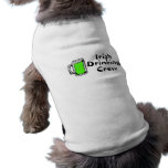 Irish Drinking Crew Green Beer Dog Clothing
