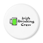 Irish Drinking Crew Green Beer magnets