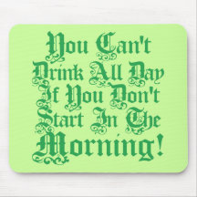 Irish Drinking Humour Mousepads