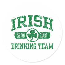 Irish Drinking Team 2010 Stickers