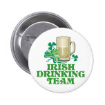 Irish Drinking Team Buttons