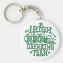 Irish Drinking Team Gear Keychain