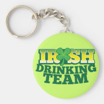 Irish Drinking TEAM Keychain