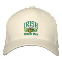irish drinking team logo small embroidered hat