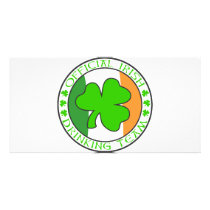 Irish Drinking Team Photo Card Template
