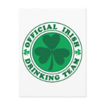 Irish Drinking Team/St. Patrick's Day Postcard