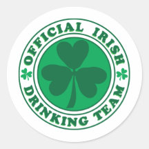 Irish Drinking Team/St. Patrick's Day Sticker