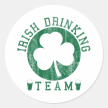 Irish Drinking Team Sticker