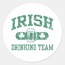 Irish Drinking Team Stickers