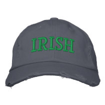 Irish Embroidered Hat