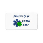 Irish EMT Property Personalized Address Labels