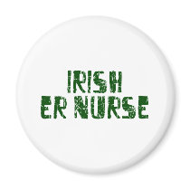 Irish ER Nurse Refrigerator Magnet