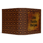 Irish Family Recipes Leather Look Vinyl Binders