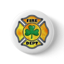 Irish Fire Dept Button