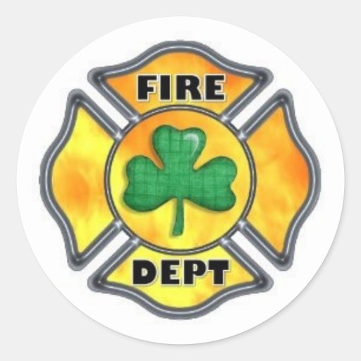 Irish Fire Dept Sticker